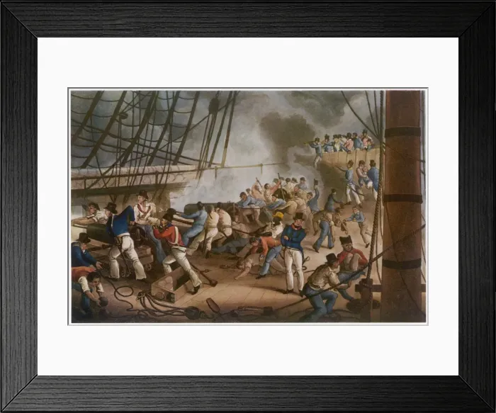 Framed Print : Bombardment of Algeria Framed Print : Bombardment of Algeria