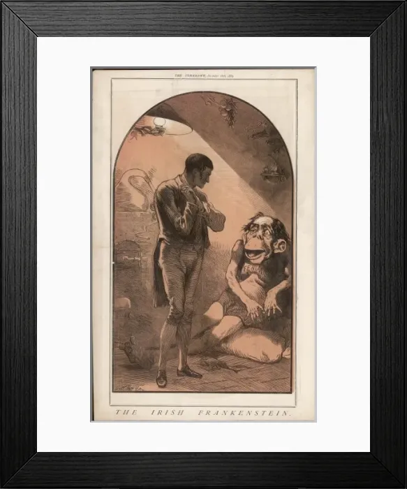 Framed Print : The Irish Frankenstein Framed Print : The Irish Frankenstein