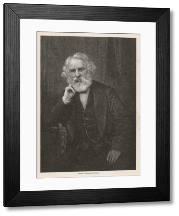 Framed Print : Longfellow / Harpers 1882 Framed Print : Longfellow / Harpers 1882