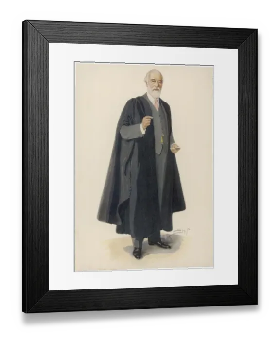 Framed Print : Sir Oliver Lodge / Spy Jnr Framed Print : Sir Oliver Lodge / Spy Jnr
