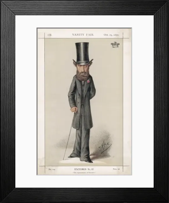 Framed Print : E Bulwer Lytton / Vfair 70 Framed Print : E Bulwer Lytton / Vfair 70