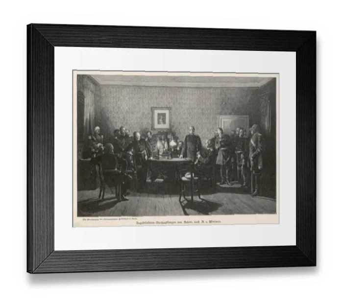 Framed Print : Surrender at Sedan Framed Print : Surrender at Sedan