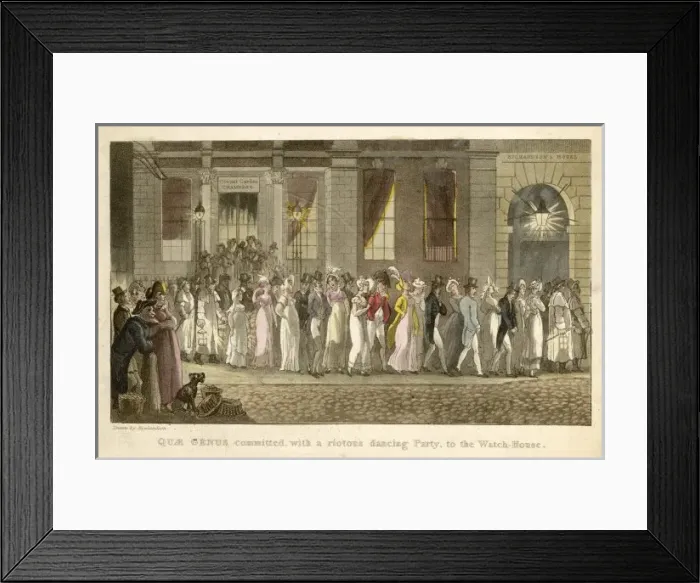 Framed Print : Syntax / Rowlandson / Party Framed Print : Syntax / Rowlandson / Party