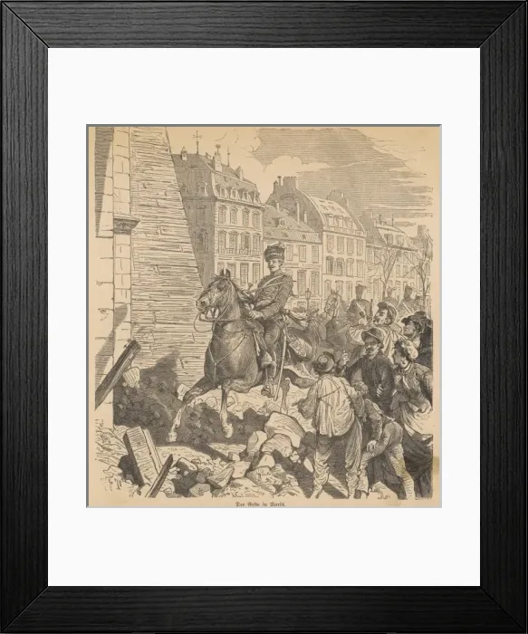 Framed Print : 1st Prussian in Paris Framed Print : 1st Prussian in Paris