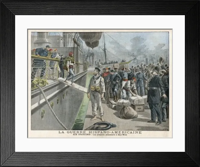 Framed Print : Spanish Prisoners Framed Print : Spanish Prisoners