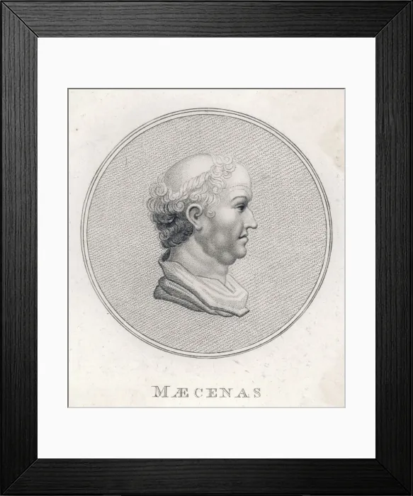 Framed Print : Maecenas / Gaius / Circle Framed Print : Maecenas / Gaius / Circle