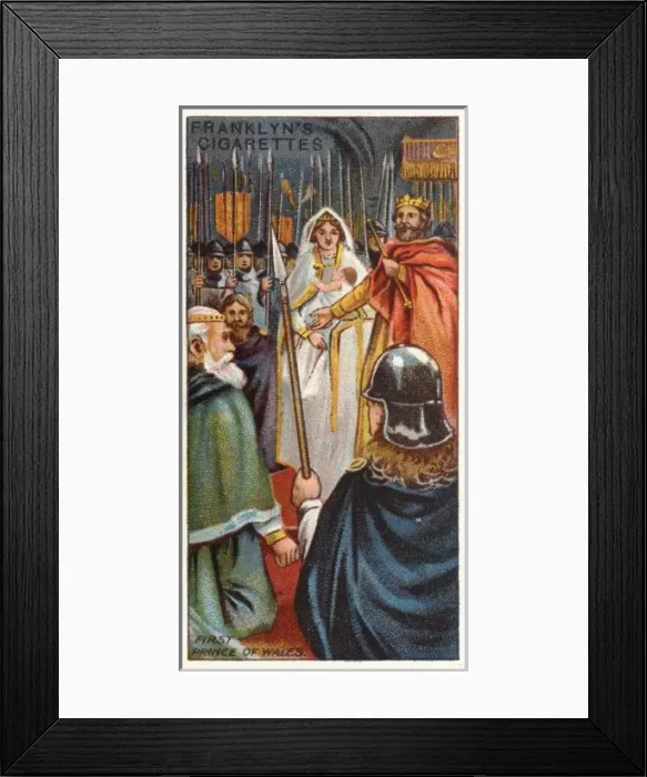 Framed Print : Edward I & his Son Framed Print : Edward I & his Son