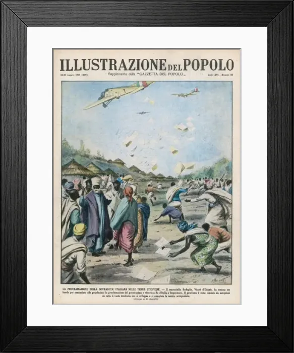 Framed Print : Italian Rule / Ethiopia Framed Print : Italian Rule / Ethiopia