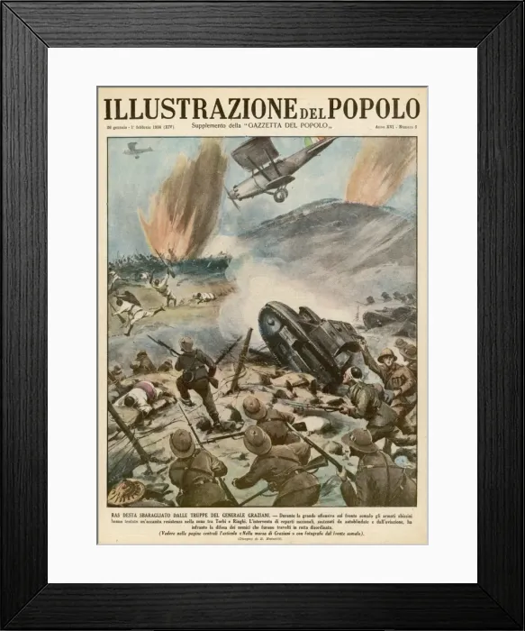 Framed Print : Italian Offensive / 1936 Framed Print : Italian Offensive / 1936