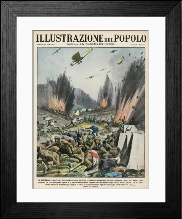 Framed Print : Italians Retaliate 1936 Framed Print : Italians Retaliate 1936