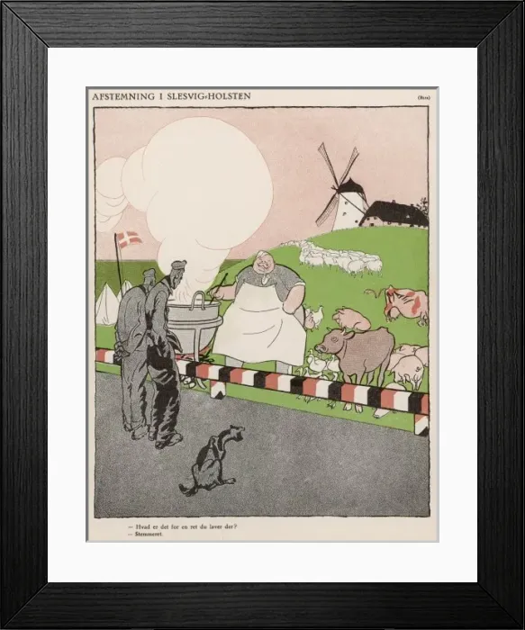 Framed Print : Germans Envy Denmark Framed Print : Germans Envy Denmark