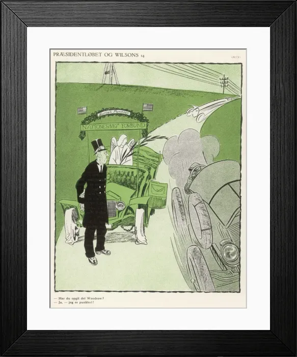 Framed Print : 14 Points Overtaken / 1920 Framed Print : 14 Points Overtaken / 1920