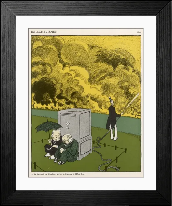 Framed Print : Wilson & Bolshevism Framed Print : Wilson & Bolshevism