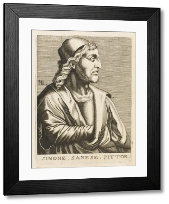 Framed Print : Simone Martini / Larmessin Framed Print : Simone Martini / Larmessin