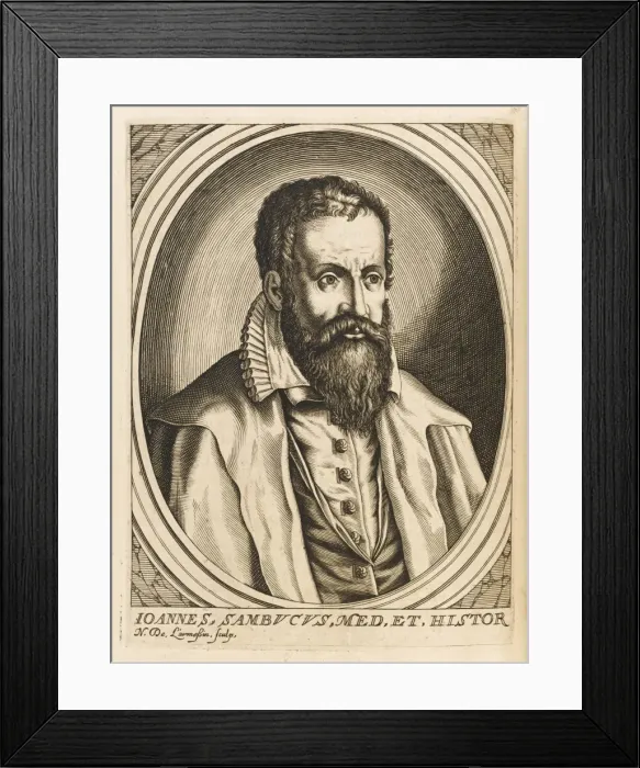 Framed Print : Joannes Sambucus / Larmess Framed Print : Joannes Sambucus / Larmess