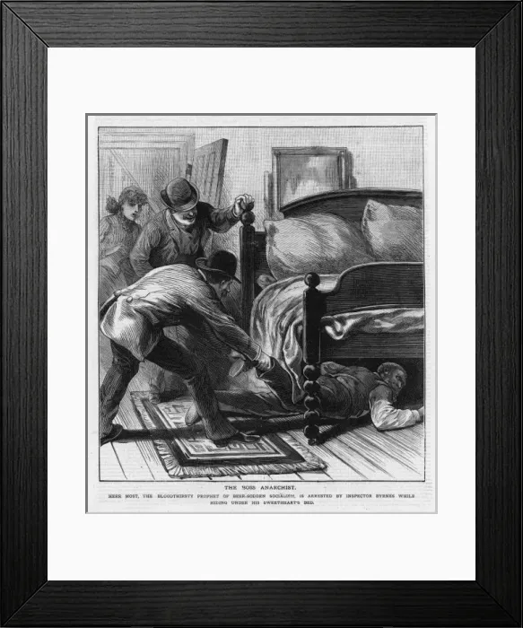 Framed Print : Anarchist Leader, Most Framed Print : Anarchist Leader, Most