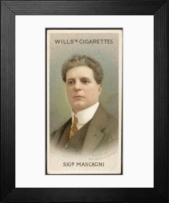 Framed Print : Mascagni / Pietro / Cig Card Framed Print : Mascagni / Pietro / Cig Card