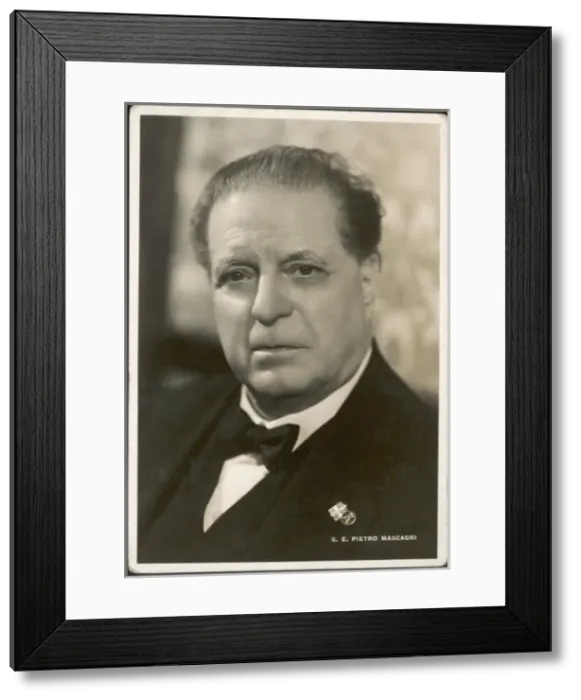 Framed Print : Mascagni / Pietro / Postcard Framed Print : Mascagni / Pietro / Postcard