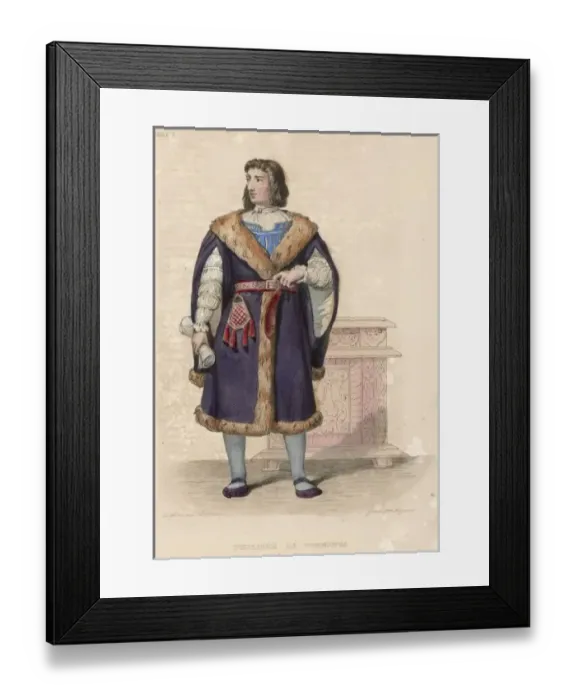 Framed Print : Commynes (Chasselet - 2) Framed Print : Commynes (Chasselet - 2)