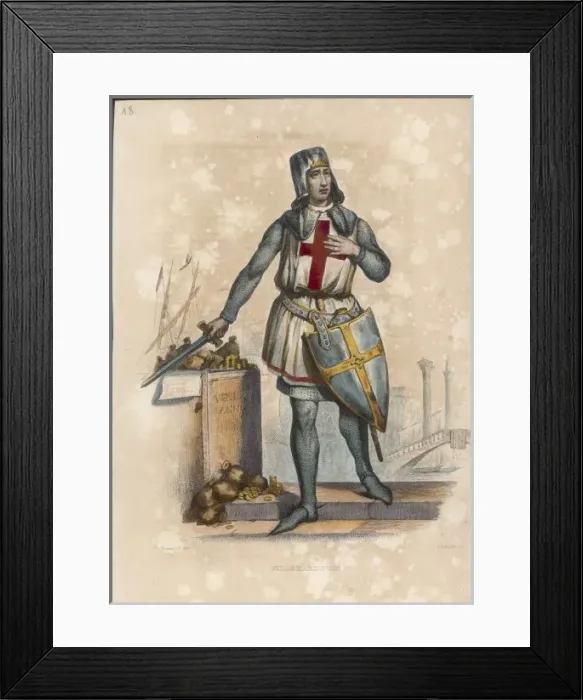 Framed Print : Geoffroi D Villehardouin Framed Print : Geoffroi D Villehardouin