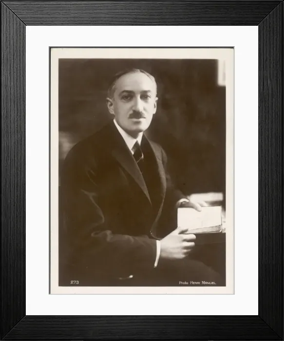 Framed Print : Maurois / Andre / Postcard Framed Print : Maurois / Andre / Postcard