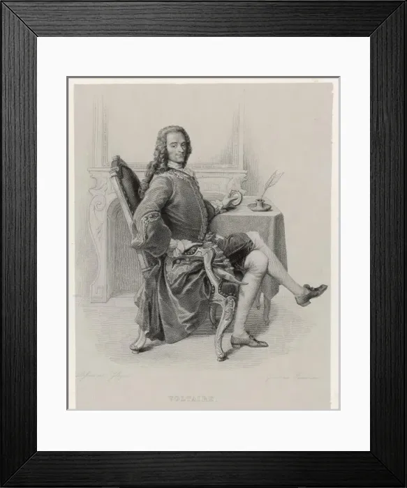 Framed Print : Voltaire (Gleyre) Framed Print : Voltaire (Gleyre)