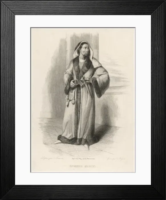 Framed Print : Etienne Marcel (Jeanron) Framed Print : Etienne Marcel (Jeanron)