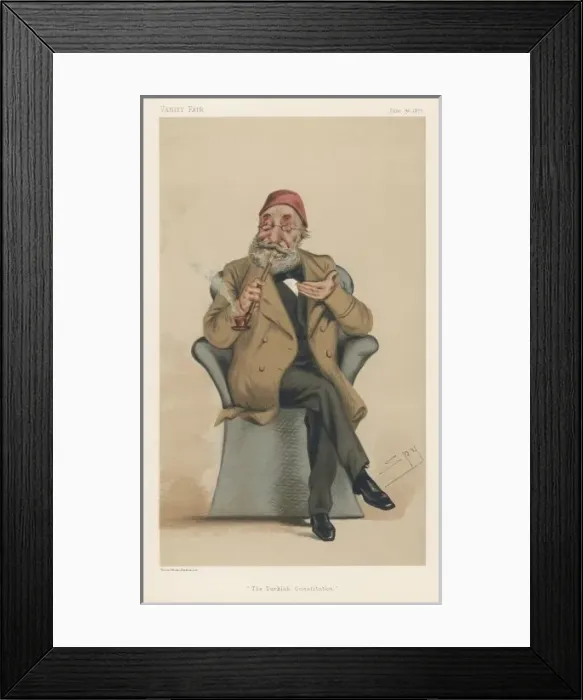 Framed Print : Midhat Pasha / Vfair 1877 Framed Print : Midhat Pasha / Vfair 1877