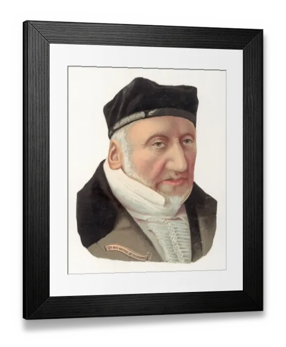 Framed Print : Moses Montefiore / Colour Framed Print : Moses Montefiore / Colour