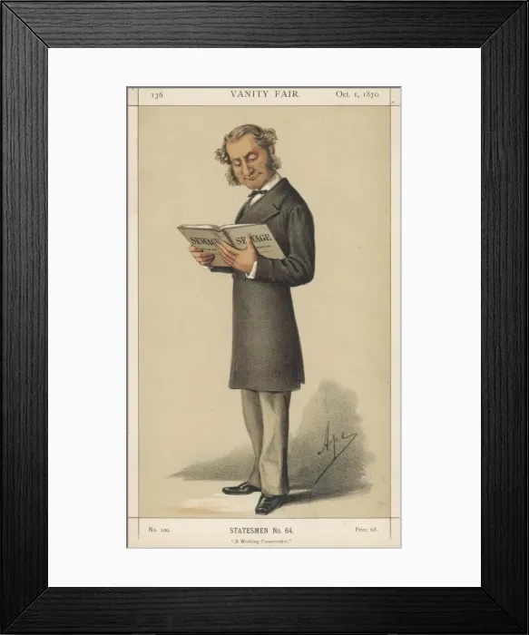 Framed Print : Lord Robert Montagu / Vf70 Framed Print : Lord Robert Montagu / Vf70