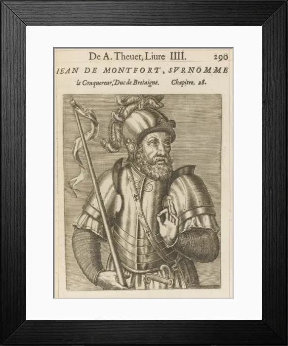 Framed Print : Jean De Montfort / Thevet Framed Print : Jean De Montfort / Thevet