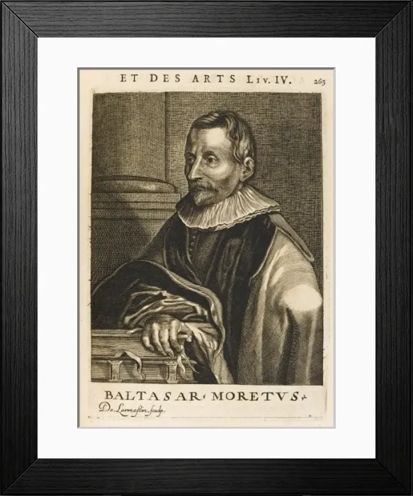 Framed Print : Balthasar Moretus / Larmes Framed Print : Balthasar Moretus / Larmes