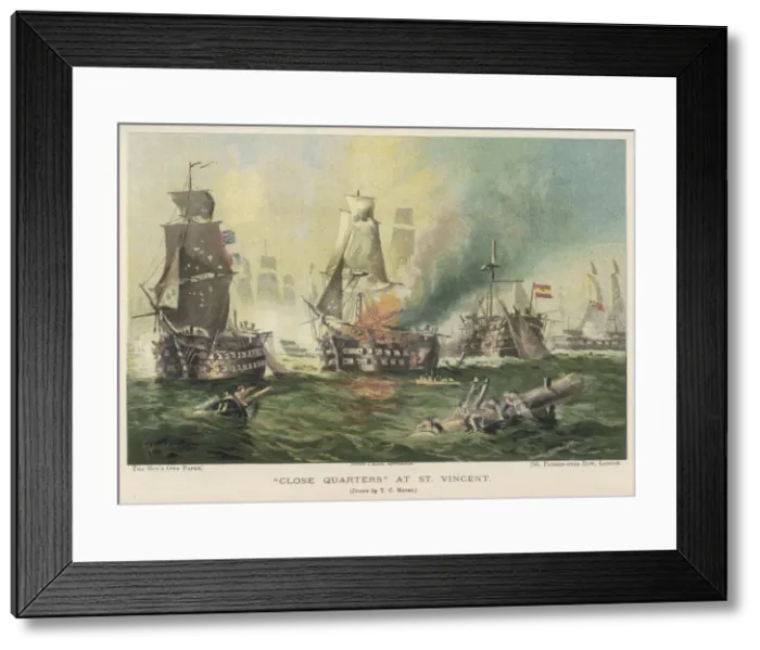 Framed Print : Battle Cape St Vincent Framed Print : Battle Cape St Vincent