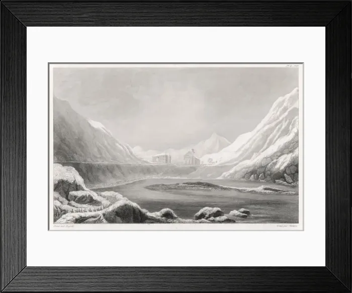 Framed Print : Crossing the Alps Framed Print : Crossing the Alps