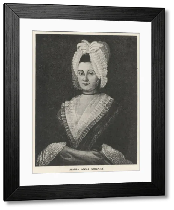 Framed Print : Maria Anna Mozart / Mother Framed Print : Maria Anna Mozart / Mother
