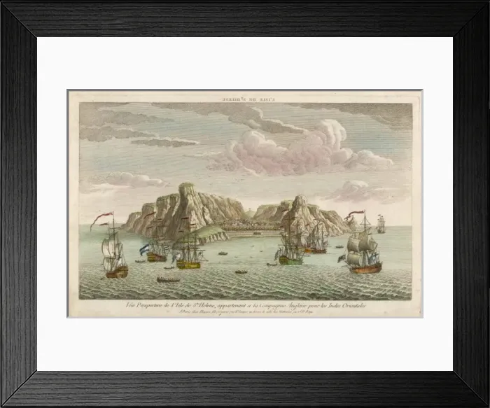 Framed Print : Saint Helena, C18 Framed Print : Saint Helena, C18