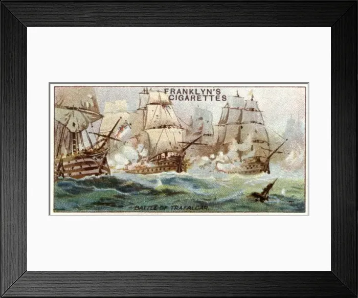 Framed Print : Trafalgar (Cigarette Crd Framed Print : Trafalgar (Cigarette Crd