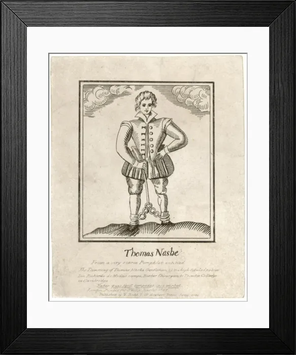 Framed Print : Thomas Nashe Framed Print : Thomas Nashe