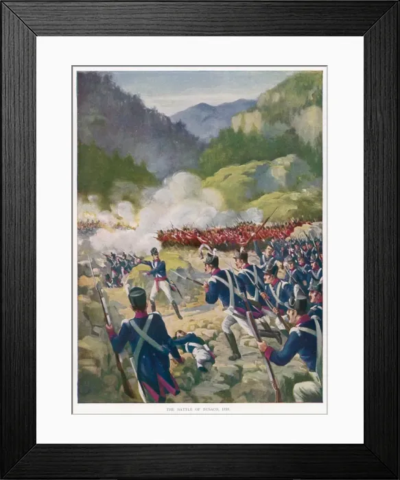 Framed Print : Battle of Busaco 1810 Framed Print : Battle of Busaco 1810