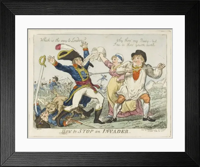 Framed Print : Stopping an Invader Framed Print : Stopping an Invader