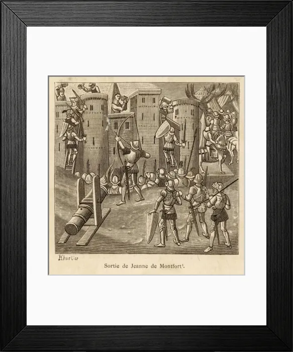 Framed Print : Jeanne De Montfort Framed Print : Jeanne De Montfort