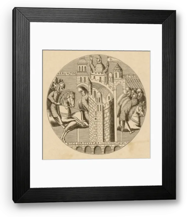 Framed Print : Capture of Nicaea 1097