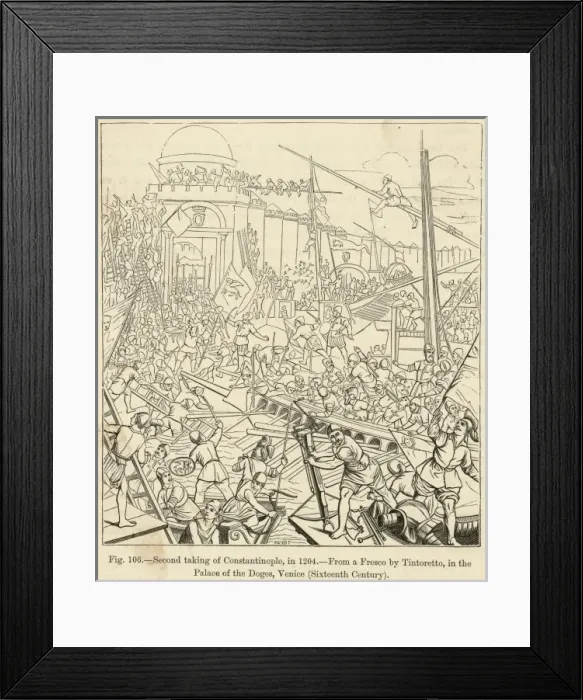 Framed Print : Constantinople Retaken Framed Print : Constantinople Retaken