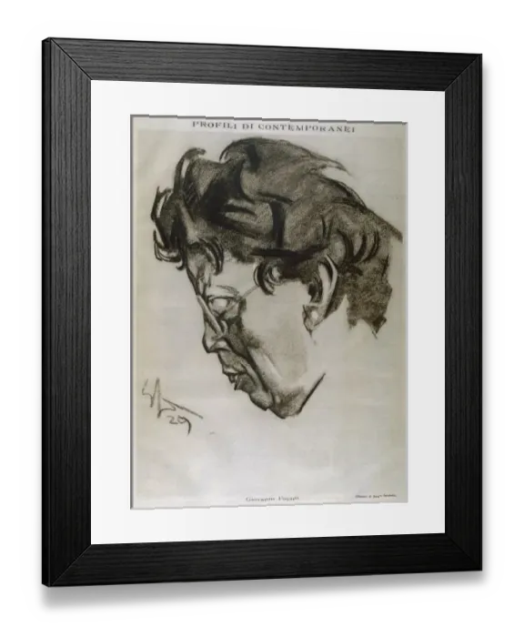 Framed Print : Giovanni Papini / Popolo Framed Print : Giovanni Papini / Popolo