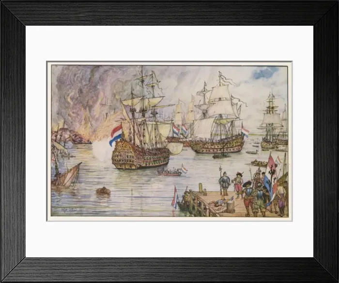 Framed Print : De Ruiter in Medway Col Framed Print : De Ruiter in Medway Col