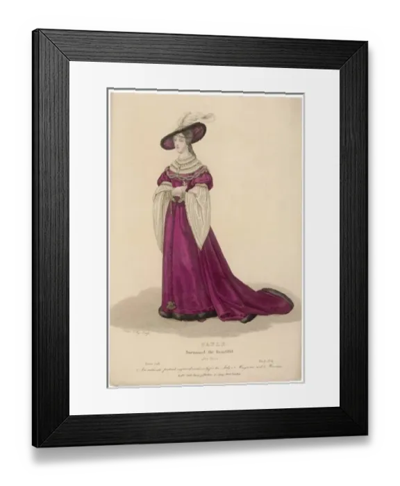 Framed Print : Paule De Viguier / Page Framed Print : Paule De Viguier / Page