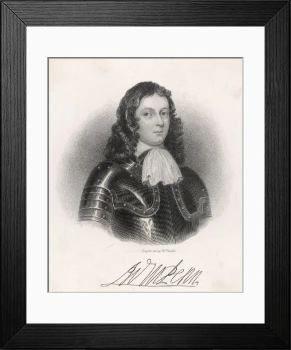 Framed Print : William Penn / Finden Framed Print : William Penn / Finden