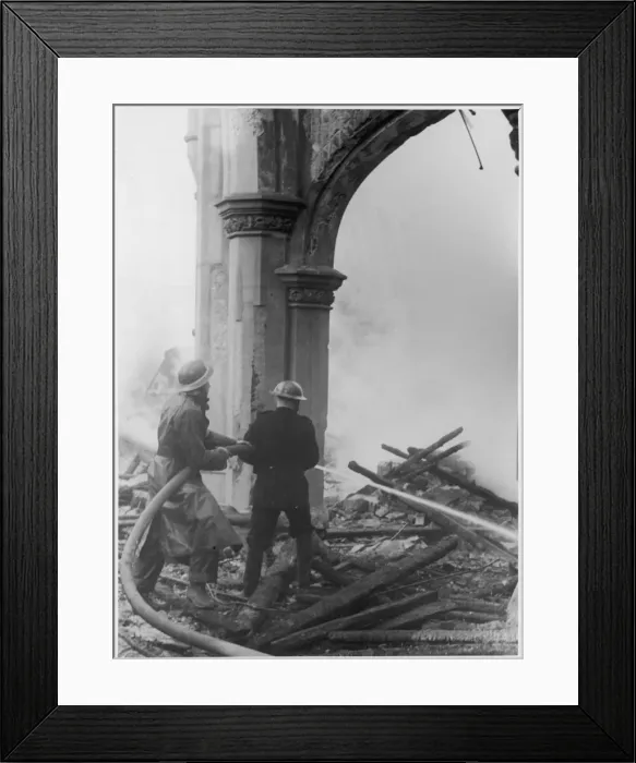 Framed Print : Firemen Hose Church Framed Print : Firemen Hose Church