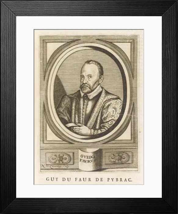 Framed Print : Pibrac / Guy Du Faur / Larme Framed Print : Pibrac / Guy Du Faur / Larme
