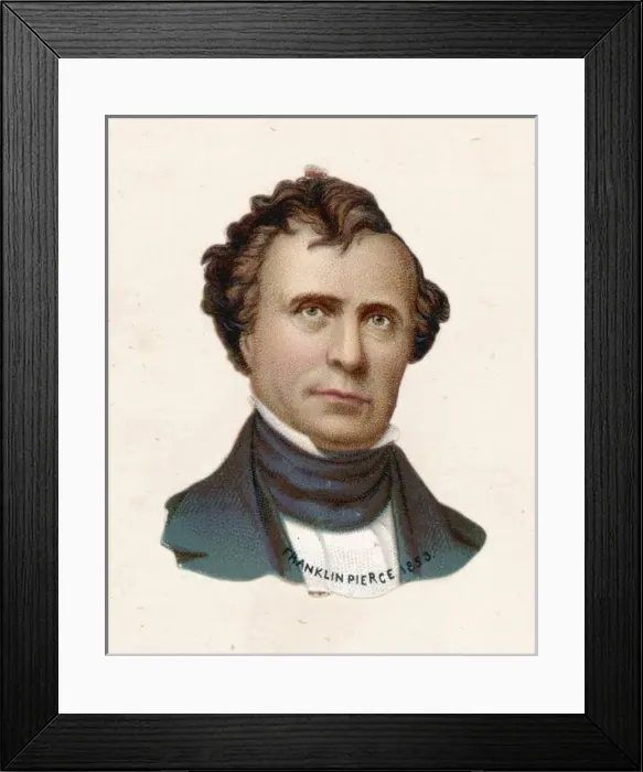 Framed Print : Franklin Pierce / Scrap Framed Print : Franklin Pierce / Scrap